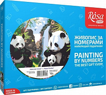 Картина по номерам Счастливые панды 35х45 см Rosa Start 
