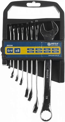 Набір ключів комбінованих Mega 6-19 мм 35338