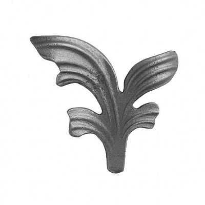 Декоративная вставка Укрітарм Листочек левый 90х100 мм 2227L