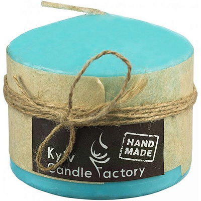Свічка Candle Factory EcoLife блакитна 70 мм