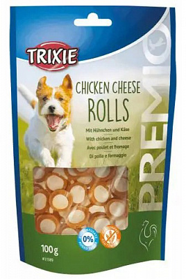 Ласощі Trixie для собак Преміо Chicken Cheese Rolls з куркою та сиром 100 г 31589