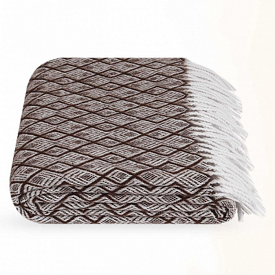 Плед Жасмин 140x200 см коричневий Вултекс-С