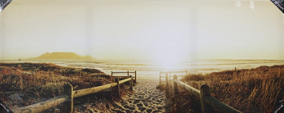 Картина Закат солнца 60x150 см 