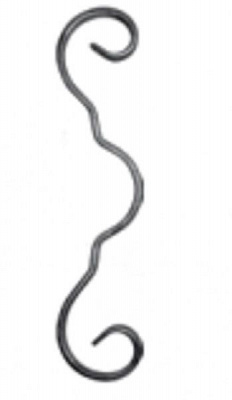 Завиток Гефест 250х50 мм 01.080