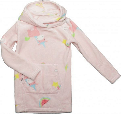 Туника для девочек Фламинго р.134 розовый с рисунком 881-910 