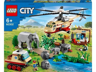 Конструктор LEGO City Операция по спасению зверей 60302