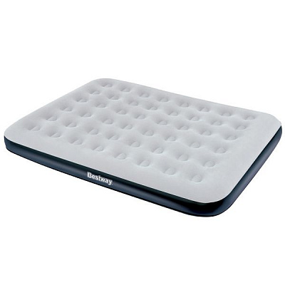 Матрас двухместный Bestway серый велюр 203x152x22 см