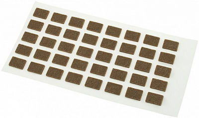 Самоклейка для ніжок 20x14 мм бежева 40 шт.