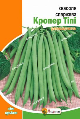 Насіння Яскрава квасоля спаржева спаржева Кропер Тіпі