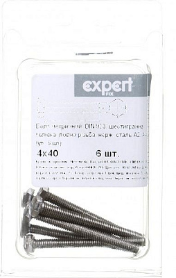 Болт метрический DIN933 4x40 мм 6 шт.