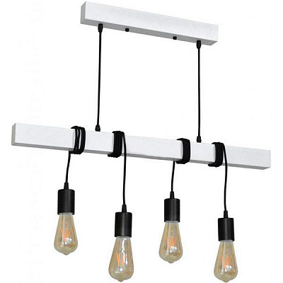 Підвіс Геотон НСБ 02-4х60-969 Крона-4 4x60 Вт E27 білий