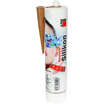 Герметик силиконовый Baumit Baumacol Silikon коричневый 310 мл