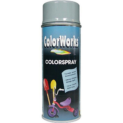 Аерозоль ColorWorks Colorspray сiрий 400 мл