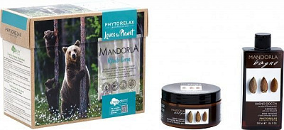Подарунковий набір унісексдля жінокдля чоловіків Phytorelax Mandorla with Almond Oil
