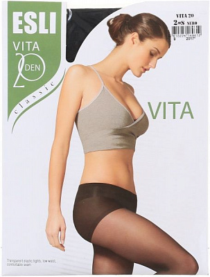 Колготки женские Conte Vita 20 den р. 2 черный 1 шт. 