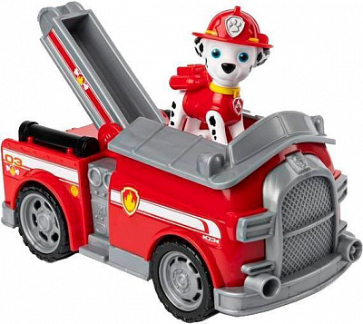 Фігурка Spin Master Paw Patrol Щенячий патруль базовий рятівний автомобіль з водієм Маршал