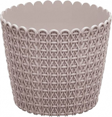 Горшок пластиковый Prosperplast Nitly круглый 5л мокко (31200-7529) 