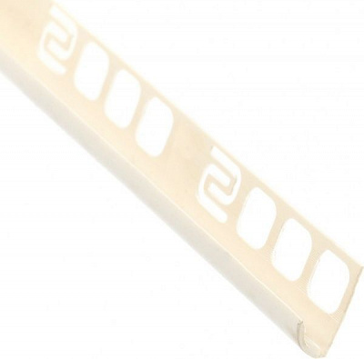 Уголок для плитки Salag внешний 172 ПВХ 9 мм 2,5м мрамор пастель 