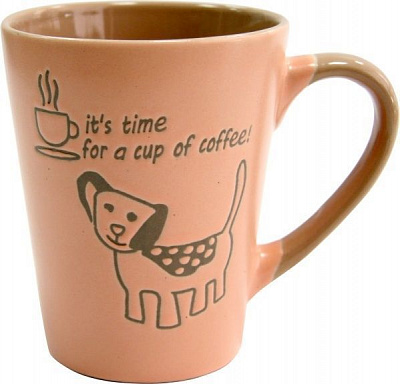 Чашка Coffee Dog Pink 320 мл M0420-8024A Milika