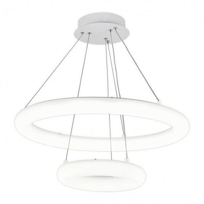 Люстра светодиодная Hopfen Gravitation 2R с пультом ДУ (Plexiglas) 94 Вт белый 