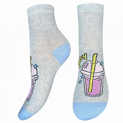 Шкарпетки унісекс Легка хода 9292 р. 20–22 сірий меланж