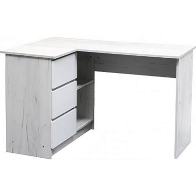 Стол Грейд В-16 дуб крафт белый/белый Alba 