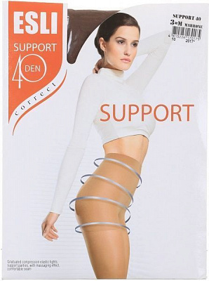 Колготки жіночі Conte Support 40 den р. 3 шоколадний 1 шт.