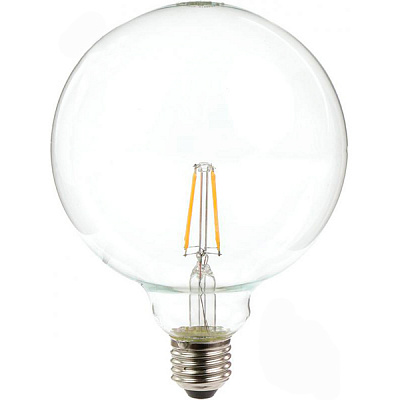 Лампа світлодіодна Osram Fil G125 4 Вт E27 2700 К 220-240 В прозора 4052899972384