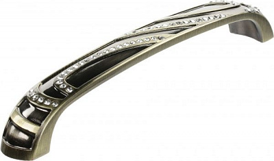 Ручка-скоба 128 мм античная бронза Kerron CRL19-128 BA