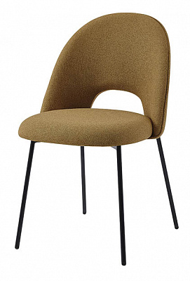 Стілець Каспер 505х535х810 мм гірчичний / чорний