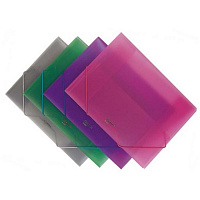 Папка пластикова на резинках А4 прозора сіра A1295-GR Comix
