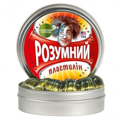 Розумний пластилін Thinking Putty Оливковий перелив