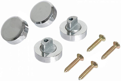 Тримач для дзеркала MDF 601 big хром 4 шт DC