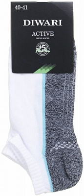 Носки Conte ACTIVE (ультракороткие) 15С-44СП р. 25 джинс 