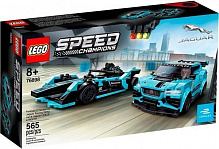 Конструктор LEGO Speed Champions Автомобілі Formula E Panasonic Jaguar Racing GEN2 та Jaguar I-PACE eTROPHY 76898