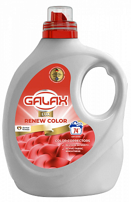 Гель для машинной и ручной стирки Galax Восстановление цвета 2,97 л