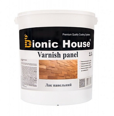 Лак панельний L002 Bionic House глянець безбарвний 2,5 л