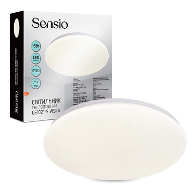 Світильник світлодіодний Sensio білий 5000 К CE1021-S 16W VISTA