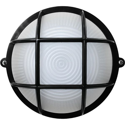 Світильник адміністративний Ecostrum МС-1052 з решіткою 60 Вт IP54 чорний