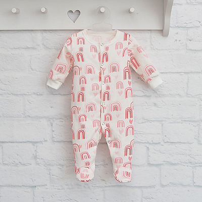 Человечек для девочки Blanka Радуга р.74 бежевый 110169 