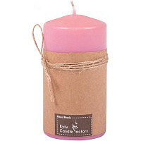 Свеча Candle Factory EcoLife розовая пастельная 120 мм 51168122