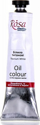 Краска масляная Белила титановые 326502 60 мл Роса