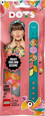 Конструктор LEGO Dots Браслет Влюбленные птички 41912