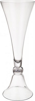 Ваза стеклянная прозрачная Сет 60х22 см Wrzesniak Glassworks