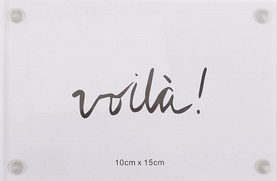 Рамка для фото Voila! 1 фото 10x15 см прозрачный 