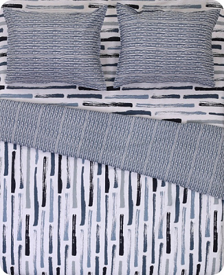 Комплект постільної білизни Brest 2.0 сірий із білим Today