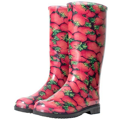 Сапоги резиновые Клубника 38 размер