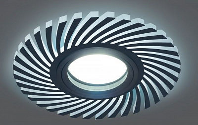 Светильник точечный Gauss Backlight с LED-подсветкой 3 Вт GU5.3 4000 К черный BL132 