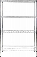 Стелаж металевий PROзапас хромований 1820x1210x610 мм сірий (244872-4) 