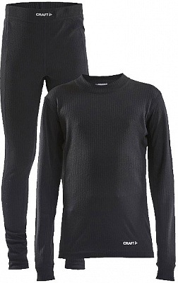Комплект термобілизни Craft CORE DRY BASELAYER SET JR 1909713-999000 р.134/140 чорний